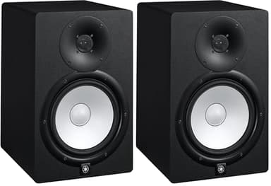 YAMAHA HS8 Studio Monitor, Black, 8 Inch (Pack of 2)