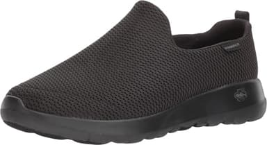 Skechers mens Go Max-athletic Air Mesh Slip on Walking Shoe, Black, 10.5 Narrow US