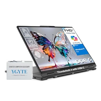Lenovo Yoga 7i 2 in 1 Laptop Touchscreen, 16" FHD+ 360 Foldable Touch Screen Convertible, Intel Core Ultra 7, Windows 11 Pro Laptop PC, 16GB DDR5 RAM 1TB SSD, Backlit 10-Key, Fingerprint