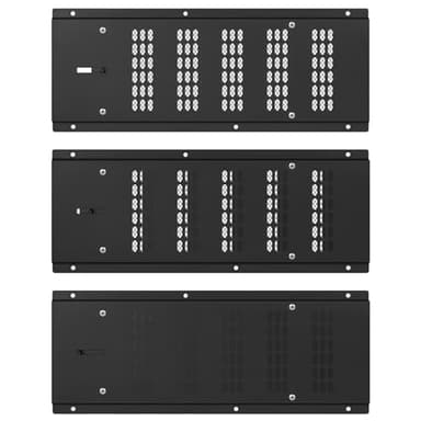 Foundation Vent Cover,Crawl Space Vent Cover for Foundation Garage Attic Home Improvement,16"x6.5" 3PCS Outdoor Crawl Space Air Wall Vent Cover with Damper&Screen to Reduce Moisture,Black