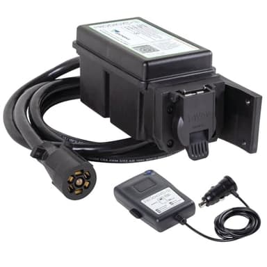 Tekonsha 902503 Prodigy RF Plug & Play Trailer Mounted Proportional Brake Controller for Trailers with 1-3 Axles, Brake Controller Wiring Harness Sold Separately.