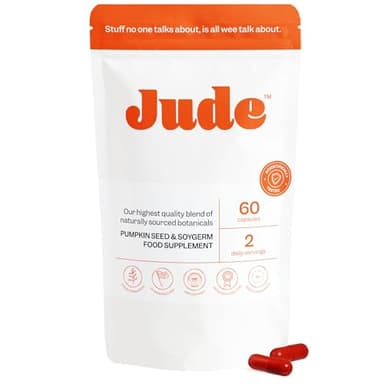 Jude Bladder Control Supplements for Women | Overactive Bladder Support Pills to Reduce Leakage and Incontinence | Go Less for Frequent Urination | 60 Count (1 Month Supply)