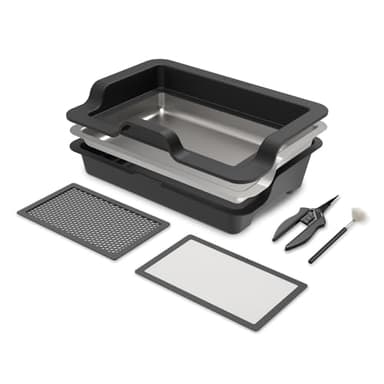 AC Infinity Large Trim Tray System 20-Inch, Interchangeable 3-Tray & 2-Screen Kit, Ergonomically Designed for Lap or Table Trimming, Plant Harvest Set to Collect Leaves and Pollen
