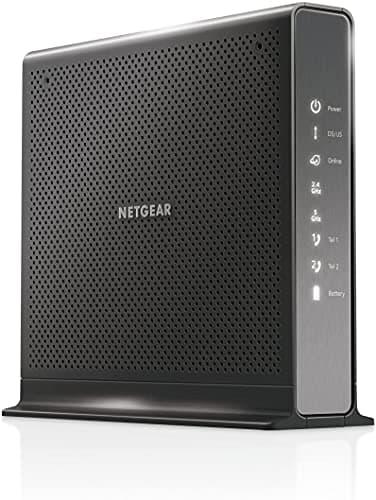 NETGEAR Nighthawk Cable Modem WiFi Router Combo with Voice C7100V - Supports Xfinity Cable & Voice Plans Up to 600Mbps, 2 Phone Lines, AC1900 WiFi Speed, DOCSIS 3.0