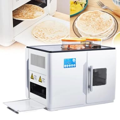 YMAOMAO Fully Automatic Roti Chapati Maker, Commercial Bread Maker, 1800W, Automatic, for Home Roti Maker Rotimatic, for Baking 8 Delicious Flatbreads