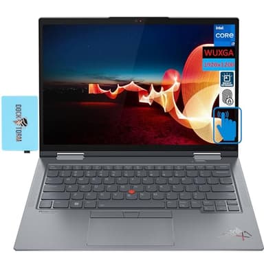 Lenovo ThinkPad X1 Yoga Gen 6 14" Touchscreen WUXGA IPS 2-in-1 Laptop (Intel i7-1185G7, 32GB RAM, 1TB SSD, Intel Iris Xe, Backlit KYB, FP, 2 Thunderbolt 4, WiFi 6, Win 11 Pro) w/Dockztorm Dock
