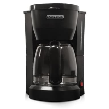 BLACK+DECKER 5-Cup Coffeemaker, DCM600B Black
