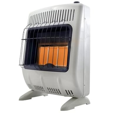 Heatstar 20,000 Btu Vent Free Radiant Natural Gas Heater With Thermostat And Blower
