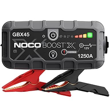NOCO Boost X GBX45: 1250A UltraSafe Jump Starter – 12V Lithium Battery Booster Pack, Portable Jump Box, Power Bank & Jumper Cables - for 6.5L Gas and 4.0L Diesel Engines