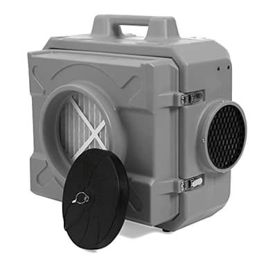 MOUNTO HEPA500 Commercial 500cfm Air Purifier Hepa Air Scrubber Negative Air Machine Roto-Molded (Grey)