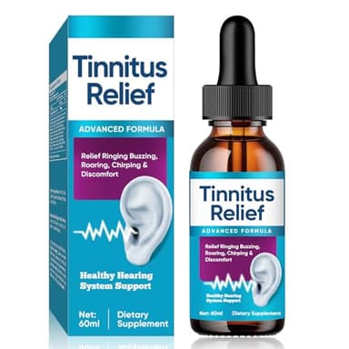 Tinnitus Relief for Ringing Ears High Potency, Fast-Acting Tinnitus Relief Drop for Internal Support, Professional Ear Tinnitus Relief and Auditory Wellness, 2 Fl Oz