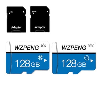 128GB Micro Sd Card Class 10 Memory Card with sd Adapter Fast Speed TF Card for Tablet/Mobile Phone/Camera -2PCS