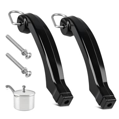 Batator P08-033 Saucepan Handle Replacement (Long) Fits for Farberware 8.5 and 12' Quart Saute Pans and 4 Quart Saucepans, Pots and Cookware | Saucepan Handles for Kitchen Cooking with Screw