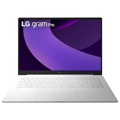 LG gram Pro 16-inch Thin and Lightweight Laptop Computer, AI-Enabled Intel Evo Edition Powered by Intel Core Ultra7(Series 2) 255H Processor, Windows 11 Home, 16GB RAM, 1TB SSD - Essence White