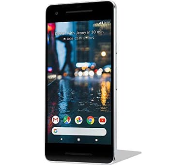 Google Pixel 2 GSM/CDMA - US warranty - Direct from Google (White, 128GB) (Renewed)