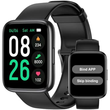 Pedometer Watch Senior Friendly No App/Phone Required, Waterproof Fitness Tracker Watch with Step Counter Calories/Sleep Tracker for Walking Running for Men Women