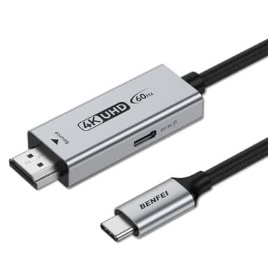 BENFEI HDMI to USB C Cable 6 feet 4K@60Hz, Unidirectional HDMI (Source) to USB-C (Display) Adapter for MacBook, Steam Deck, PS5/4, Nintendo Switch, AR/XR, Portable Monitors