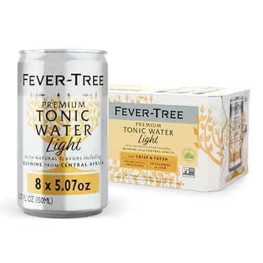 Fever-Tree Naturally Light Tonic Water, 5.07 Fl Oz (Pack of 8)