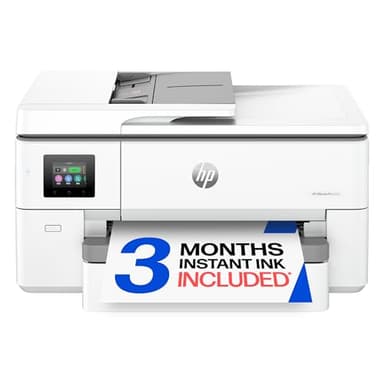 HP OfficeJet Pro 9720 Wide-Format Wireless All-in-One Color Inkjet Printer, Print, scan, Copy, fax up to 11x17, ADF, Duplex Printing Best-for-Office, 3 Month Trial of Instant Ink Included (C2XF9A)