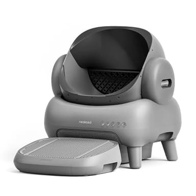 Neakasa M1 Open-Top Self Cleaning Cat Litter Box and Neakasa Cat Pedal Step Stool with Filter Function
