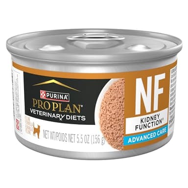 Pro Plan Veterinary Diets Purina NF Kidney Function Advanced Care Feline Formula Adult Wet Cat Food Pate - (Pack of 24) 5.5 oz. Cans