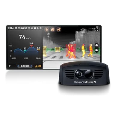 Thermal Master NV500 - Thermal Camera for Car, 500 Yards Night Vision Dashcam with Collision Warning