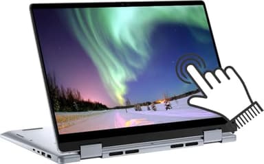 Dell Inspiron 14 7440 2-in-1 Laptop, 14" FHD+ Touchscreen, Intel Core 7 150U(> i7-1355U), 32GB DDR5 RAM, 1TB SSD, Backlit KB, FP Reader, Type-C, FHD Webcam, Win 11 Pro, w/BWE Accessories, Ice Blue