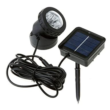 Rivonthex ‌Solar Spot Light Outdoor - LED Waterproof Pond Light Underwater Spotlight with Dark Sensing Auto On/Off, Adjustable Angle for Pool, Fountain, Garden, Fish Tank