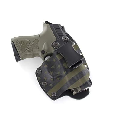 OD Green & Black USA IWB Hybrid Concealed Carry Holster (Right-Hand, for Taurus 709 Slim)