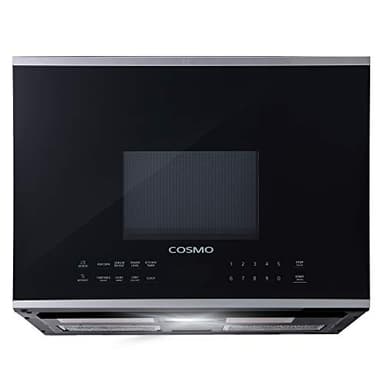 COSMO COS-2413ORM1SS 24 in. Stellar Collection 1.34 cu. ft. Over the Range Microwave in Stainless Steel with Vent Fan