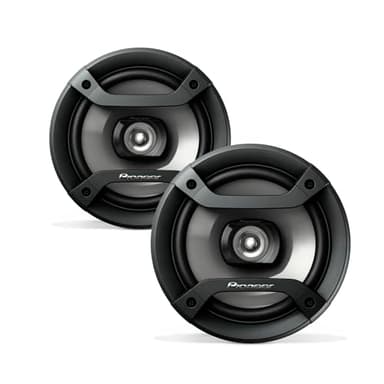 PIONEER F-Series TS-F1634R 6.5” 2-Way Speakers (Pair) – 200W Max, Balanced Sound + Smooth Treble, Great Stock Replacement, High-Efficiency Speaker Designed for OEM Power