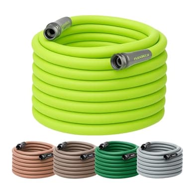 Flexzilla Garden Hose 5/8 in. x 100 ft., Lightweight All-Weather Water Hose, Durable and Flexible, Leak-Free Connections