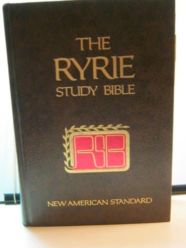 The Ryrie study Bible: New American standard translation : with introductions, annotations, outlines, marginal references, harmony of the Gospels, synopsis ... and timeline charts, and many other help