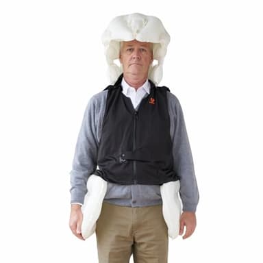 Unisex Elderly Anti Fall Airbag Vest Wearable Airbag Smart Vest for Seniors 0.08s Pop Up Protection for Elderly(L)
