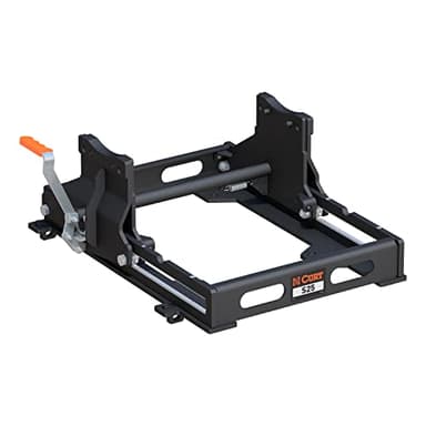 CURT 16574 S25 Sliding 5th Wheel Hitch for Short Bed Trucks, 25,000 lbs (Head Required)