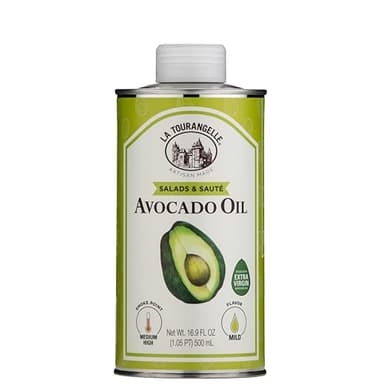 La Tourangelle Avocado Oil 16.9 Fl Oz, All-Natural, Artisanal, Great for Salads, Fruit, Fish or Vegetables, Buttery Flavor