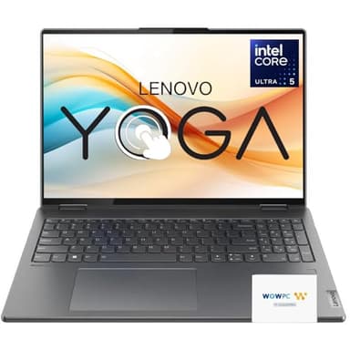 Lenovo Yoga 7i 2-in-1 2K Touchscreen Laptop • Intel Ultra 5 125U (12 Core) • 16 WUXGA IPS Display • 16GB DDR5X • 1TB Storage • Backlit Keyboard • Fingerprint Reader • 2 Thunderbolt 4 • Win 11 Pro