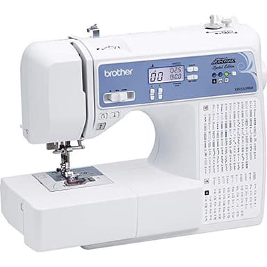Brother XR9550PRW Sewing and Quilting Machine, Project Runway, 165 Built-in Stitches, LCD Display, Wide Table, 8 Included Feet