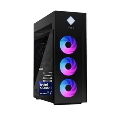 HP OMEN 45L Gaming Desktop, Intel Core Ultra 9 285K, 64 GB RAM, 2 TB SSD, NVIDIA GeForce RTX 5090, Windows 11 Pro, Microsoft Copilot, Tempered Glass, GT22-3090 (2025)