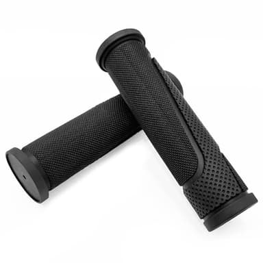 Bike Handlebar Grips, Replacement Bicycle Grips, Bike Handle Bar Wraps for Mountain, MTB, BMX, Beach Cruiser, Kids Bikes, Soft Non-Slip-Rubber Hand Grip Comfortable Ergonomic (Standard)