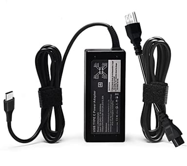 GVKRLXZ Replacement for 65W Dell Laptop Charger USB-C;Compatible with Dell Latitude/Chromebook/XPS 65 Watt USB Type C AC Power Adapter Cord