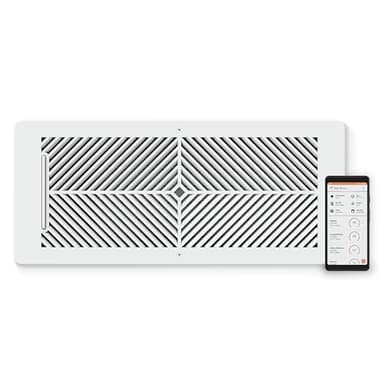 Flair Smart Vent 6x14 (White), AC Vent Cover for Floors, Walls and Ceilings.
