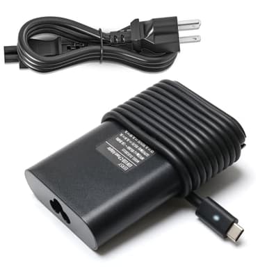 Derui 65W USB-C Latitude Charger fit for Dell Latitude 3420 3540 5550 5520 5420 5430 5440 5340 5320 5630 5640 7440 7430 7420 7410 7370 7390 2-in-1, Dell XPS 13 9350 Type-C Adapter