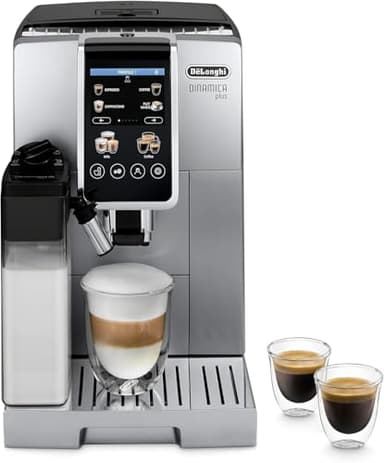 De'Longhi Dinamica Plus Espresso Machine with Automatic Frother, 24 Recipes, ECAM38085SB (Renewed)