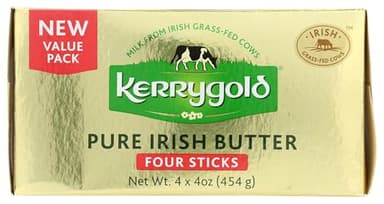 Kerrygold Grass-Fed Pure Irish Salted Butter Sticks, 16 OZ