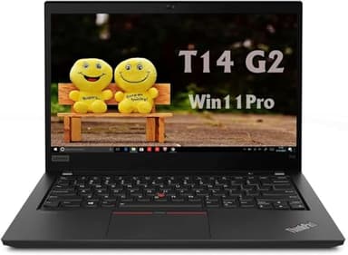 Lenovo ThinkPad T14 Gen2 Business Laptop Notebook, 14" Full HD 1920 x 1080 Display, 11th Gen Quad-Core i5-1135G7, 16GB DDR4 RAM, 512GB SSD, HDMI, Black Windows 11 Pro (Renewed)