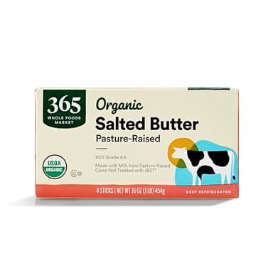 365 by Whole Foods Market, Organic Butter Salted, 1 lb
