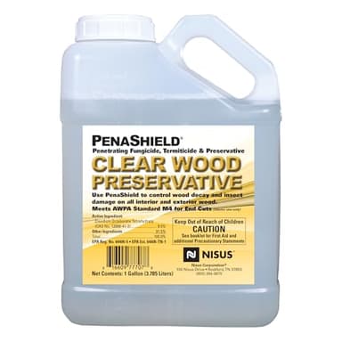 PenaShield Penetrating Wood Preservative, Termiticide and Fungicide, Ready-to-Use Formula for Termites, Carpenter Ants, Wood-Boring Beetles, Wood Decay Protection, 1 Gallon