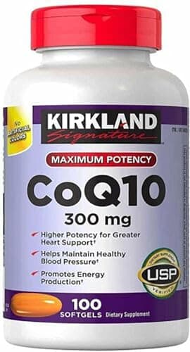 Kirkland Signature CoQ10 300mg 100 Softgels