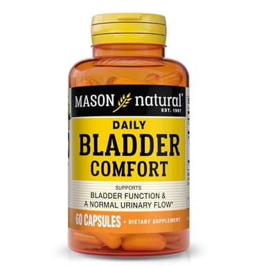 MASON NATURAL Daily Bladder Comfort, 30,Day Supply with Calcium, Pumpkin Seed, & Soy Germ to Support Normal Bladder Function